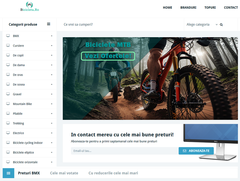 Vand pachet 27 magazine online de afiliere cu CMS propriu